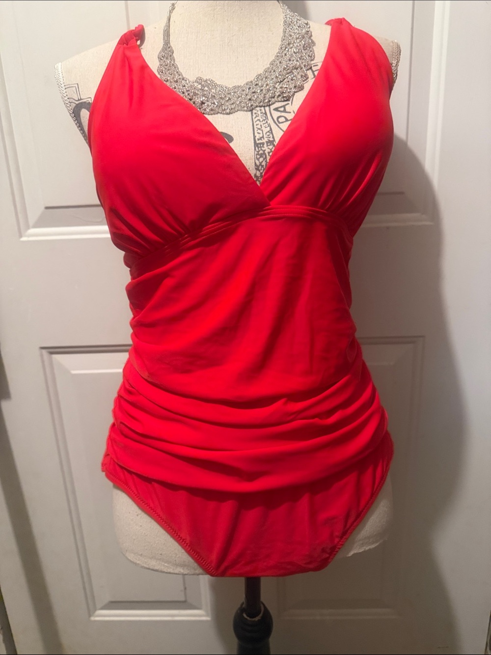 XXL Sexy Red Swim Suit Red